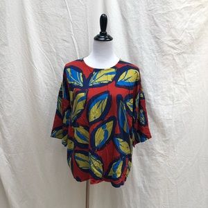 Oversized-style Corey Lynn Calter blouse from Anthropologie NWT